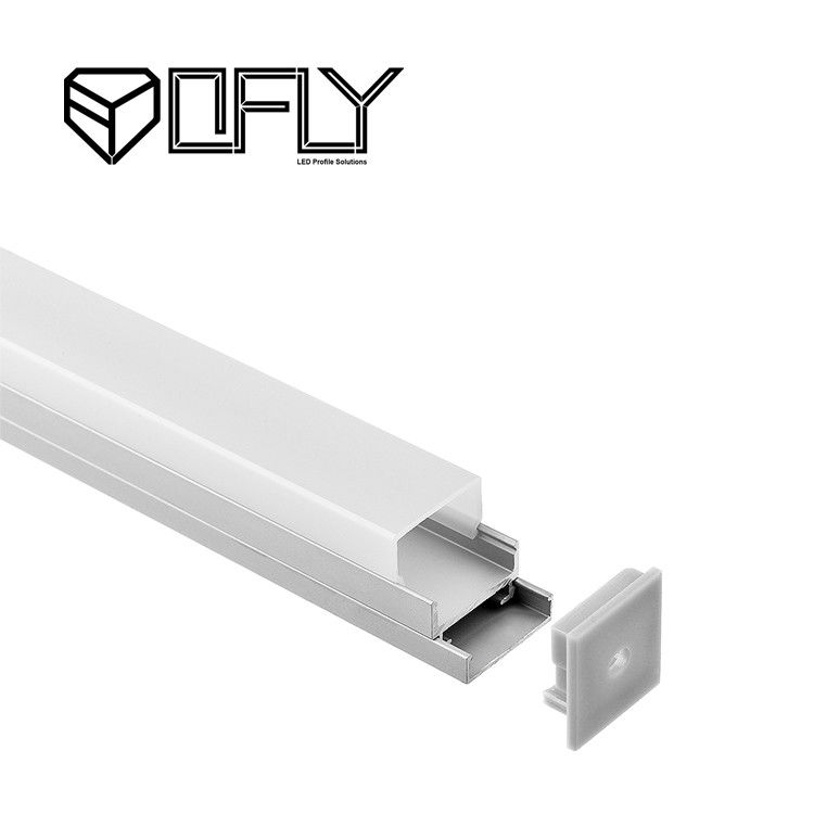 Warm LED Lighting Profile Surface Mounted LED Profile 19*20mm Indoor