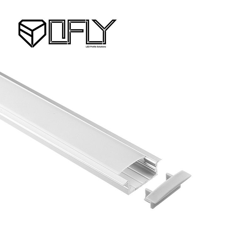 Low Glare Recessed Lighting Housing LED Recessed Profile for Indoor LED Strip Lights