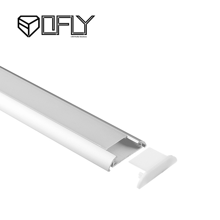 39.1*8.8mm Surface Mounted LED Profile LED Aluminium Profile For ...