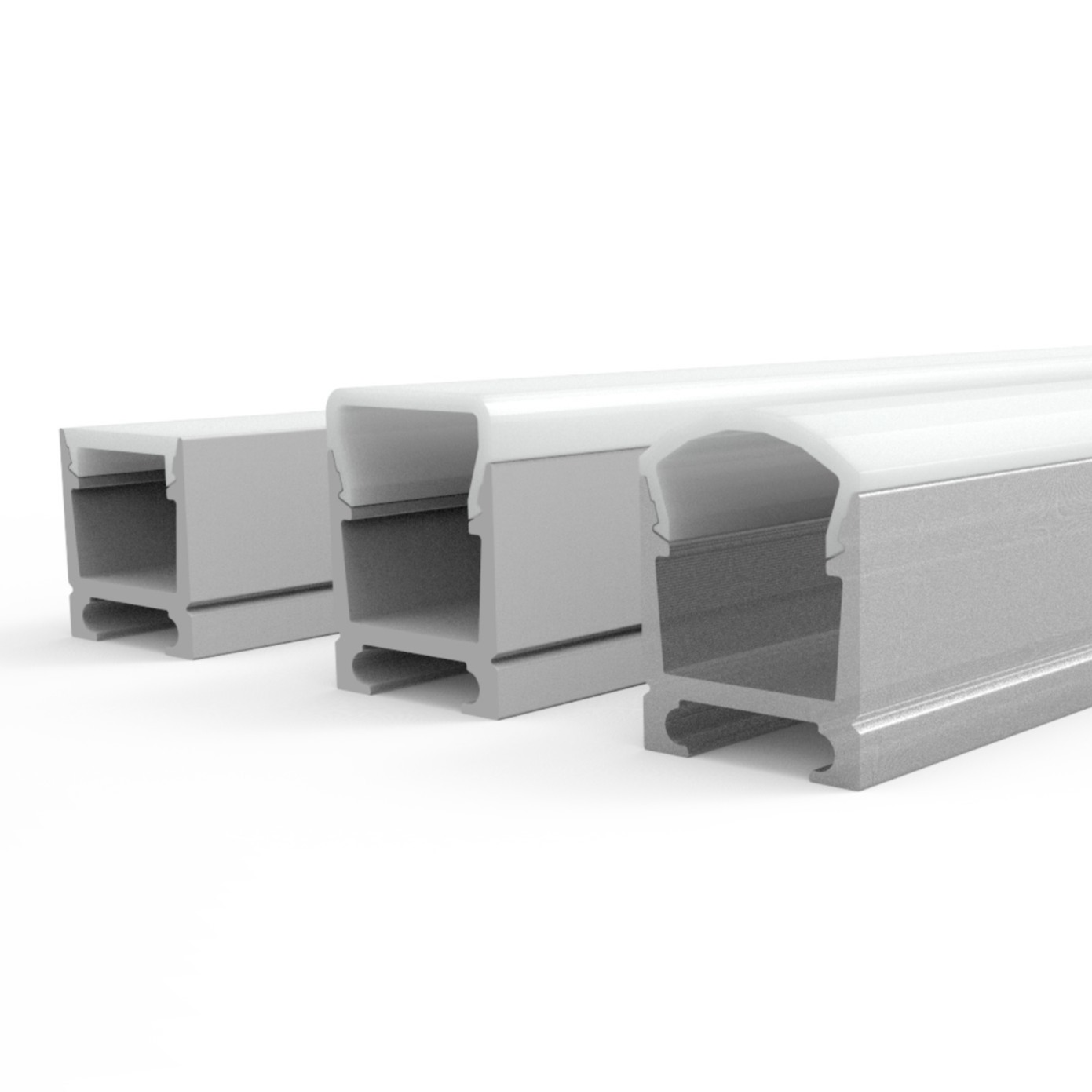 Magnet lights aluminium led strip light channel surface mounted housing 