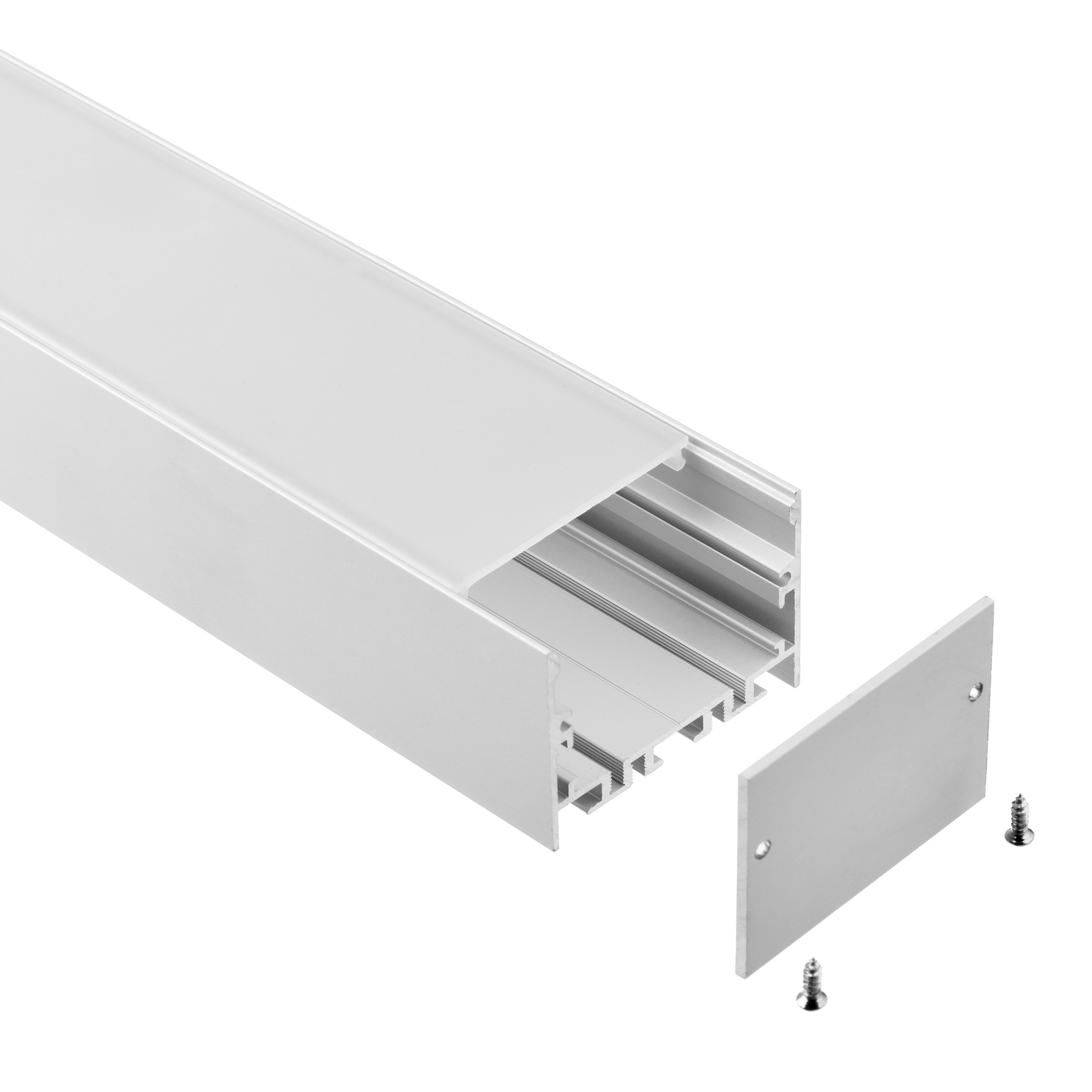 6063 T5 Suspended LED Profile 50*35mm Kitchen Aluminium LED Strip Housing