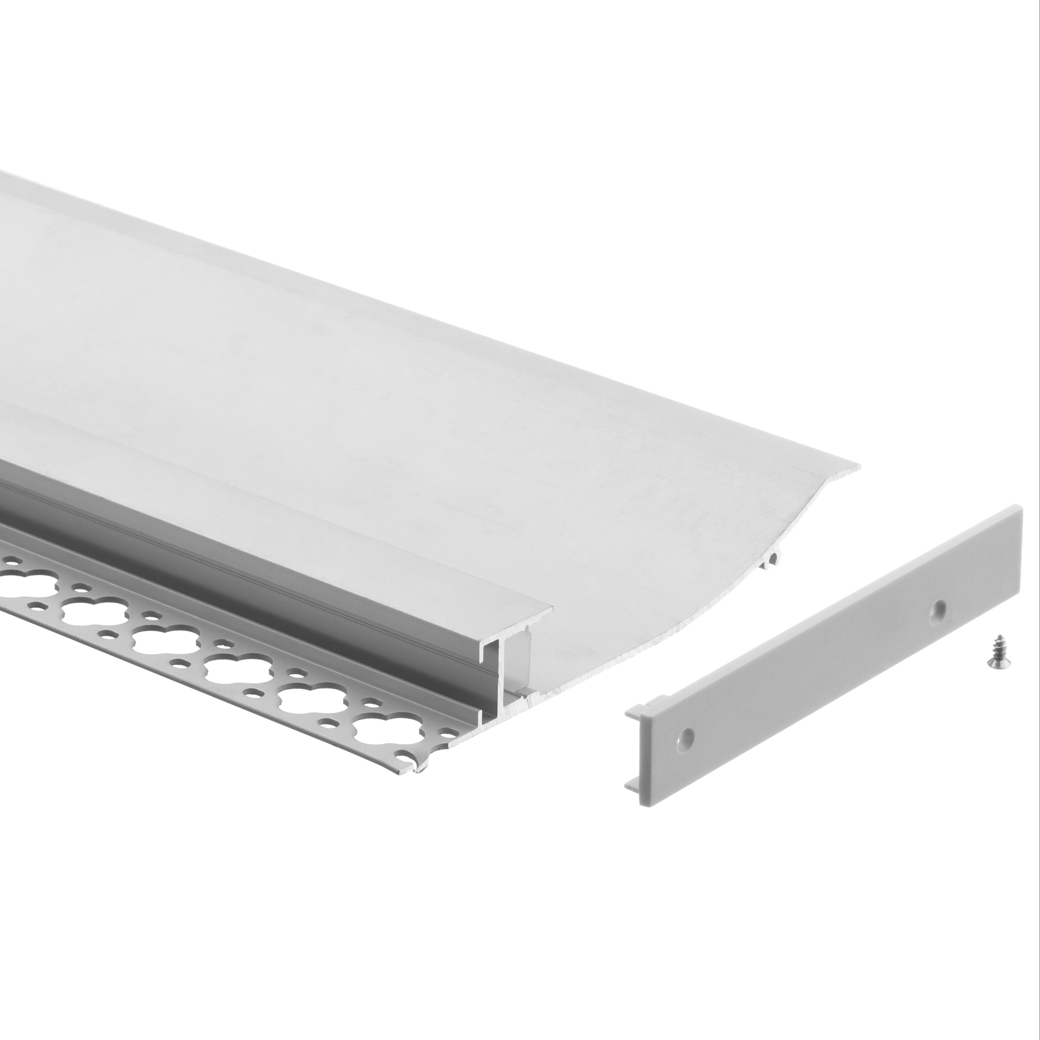 Frameless LED Floor Channel Aluminium Alloy Surface Mounted For