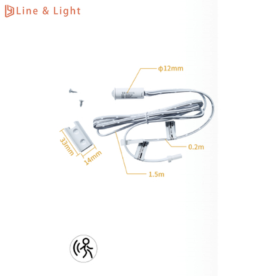 Separate Control One Piece Human Body Sensor LED Light Sensors With Fresnel Lens