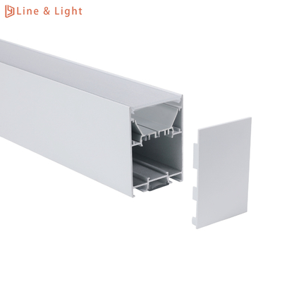 65*90mm Suspended LED Profile LED Linear Lights UGR<19 Providing Up And Down Lighting