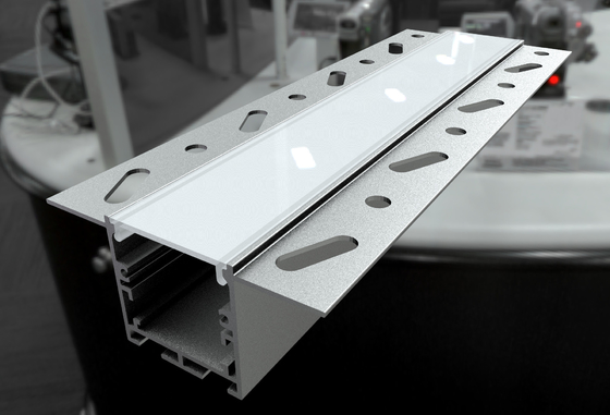 75*35mm Square LED Plaster Profile Anodized Aluminum Alloy Drywall LED Channel