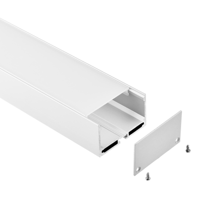 55*32mm Suspended Aluminum LED Profiles Waterproof For Working Place