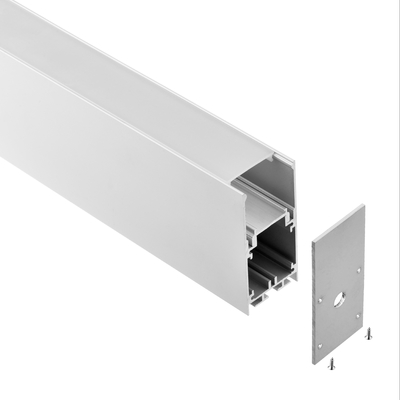 Office Room Suspended LED Profile 35*75mm Aluminium Profile Strip Light 1m 4m