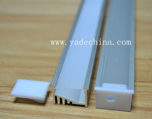 Anodized 6063 T5 Aluminum Recessed LED Profile